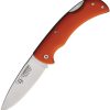 Cudeman Athenea Lockback Orange Folding Knife N690 Steel