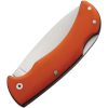 Cudeman Athenea Lockback Orange Folding Knife N690 Steel