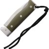 Cudeman MT-4 Green G10 Folding Knife N690 Stainless Rear Lock
