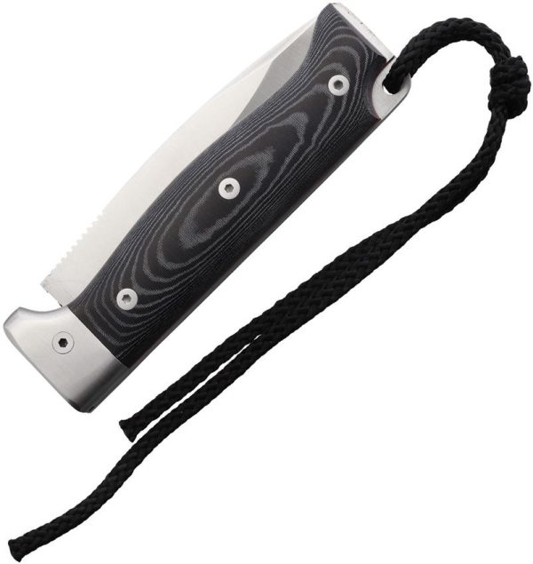 Cudeman MT4 Lockback Black Micarta Folding Knife N690 Steel