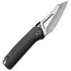 Cavol Denka Linerlock Black Folding Knife M390 Titanium