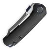 Cavol Denka Linerlock Black Folding Knife M390 Titanium