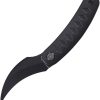 Cavol Kage Linerlock Black Folding Knife M390 Titanium Handle