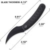 Cavol Kage Linerlock Black Folding Knife M390 Titanium Handle