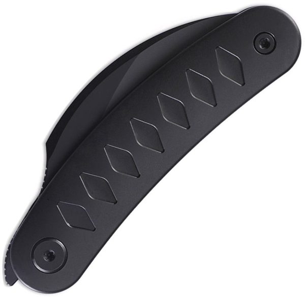 Cavol Kage Linerlock Black Folding Knife M390 Titanium Handle