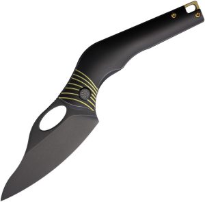 Cavol Amuse Framelock Folding Knife M390 Black Titanium