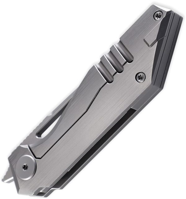 Cavol Shimo Framelock Gray M390 Ceramic Folding Knife