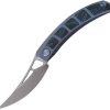 Cavol Kamasu Framelock Folding Knife M390 Blue Titanium G10