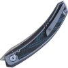 Cavol Kamasu Framelock Folding Knife M390 Blue Titanium G10