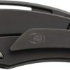 Cavol Krasu Framelock Black Folding Knife EDC