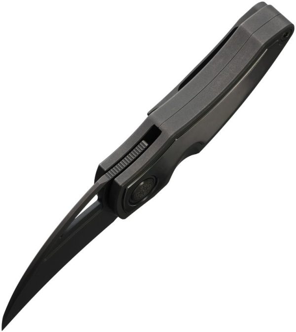 Cavol Krasu Framelock Black Folding Knife EDC