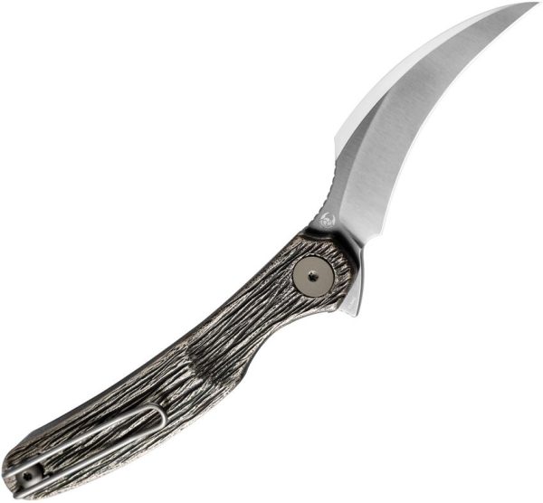 Cavol C09 Linerlock Titanium - Bronze Handle Elmax