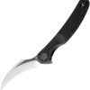 Cavol C09 Linerlock Folding Knife Titanium Elmax Steel Black