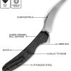 Cavol C09 Linerlock Folding Knife Titanium Elmax Steel Black