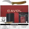 Cavol C09 Linerlock Ultem - Stonewash Elmax Blade