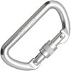 Cypher D Screw Gate Carabiner - Nickel 4.25 inches