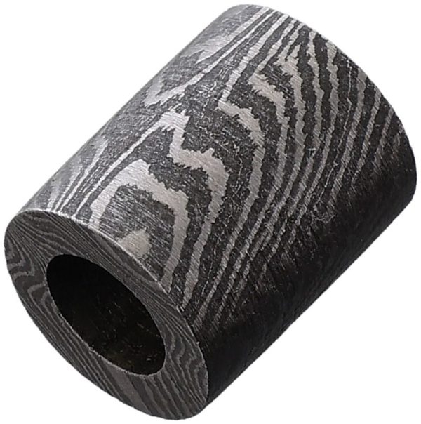 DA05.jpg Damascus Straight Barrel Bead - 0.4 x 0.5 inches