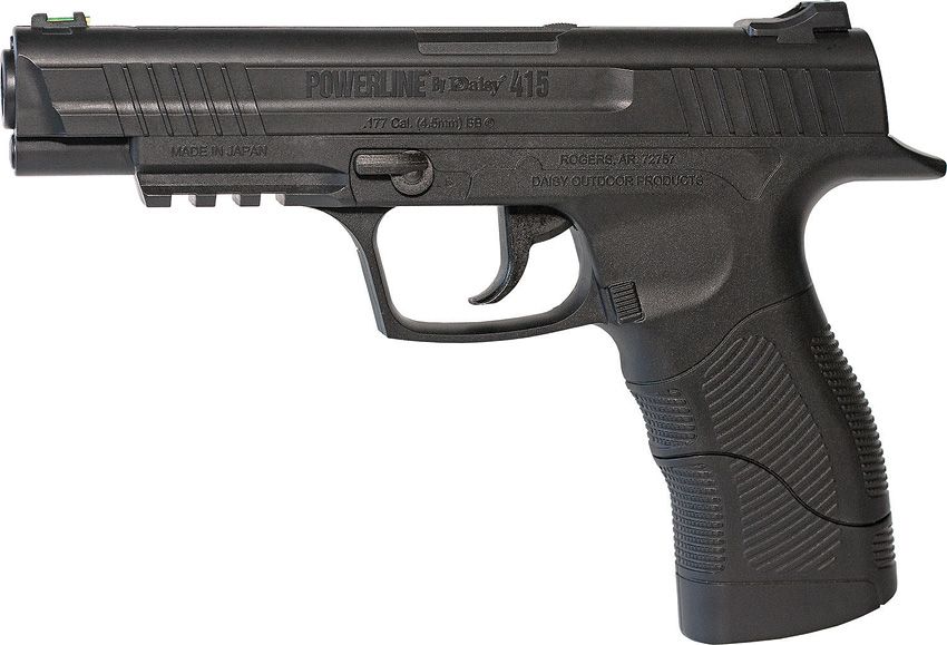 Daisy Model 415 CO2 BB Pistol, 8.6" Overall, 21-Shot