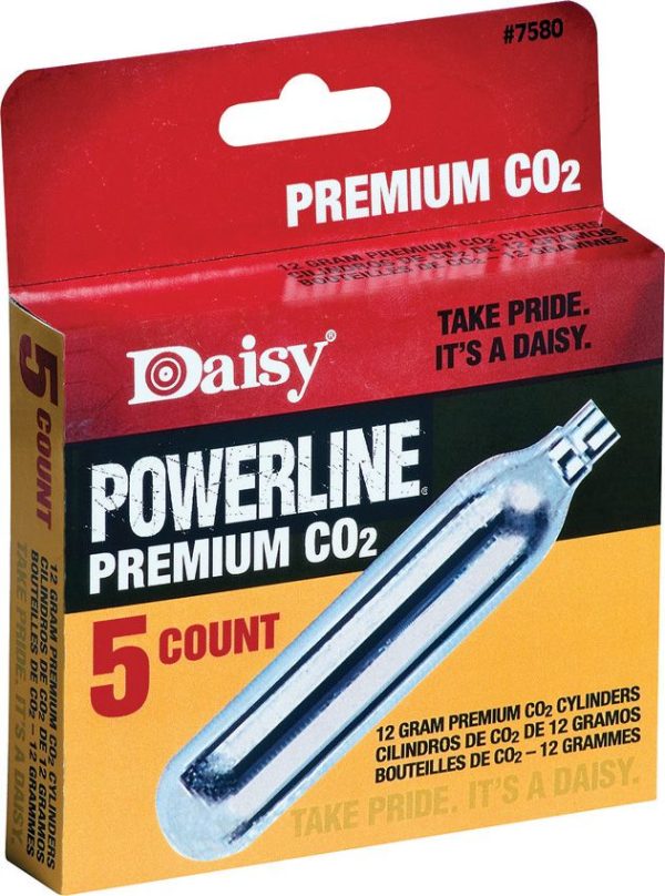 DAI7580.jpg Daisy Powerline CO2 Cartridge 5-Pack - 12 Gram