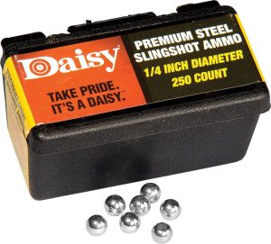 Daisy Steel Slingshot Ammo .25in - 250 Count