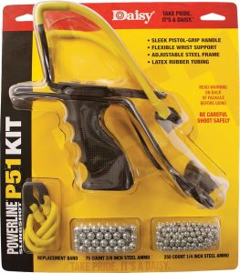 Daisy P51 Slingshot Kit Pistol Grip Adjustable Steel Frame