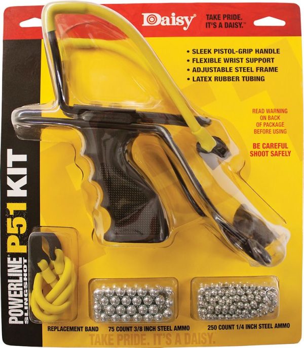DAIP51K.jpg Daisy P51 Slingshot Kit Pistol Grip Adjustable Steel Frame