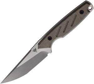Dirty Bird Knives Fox Mod III Fixed Blade - Green Micarta