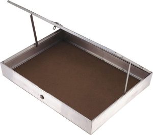 Displays Aluminum Display Case Glass Top Locking S 50 0175