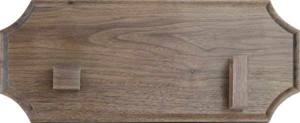 Displays Walnut Bowie Wall Plaque 16" Knife Display Art USA