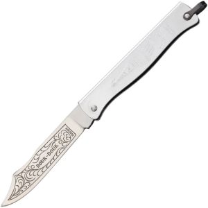 Douk-Douk Folder Silver 3 inches Carbon Steel Blade