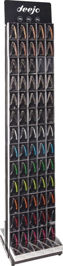 DEE010.jpg Deejo Wall Retail Display - Stainless Double-Sided