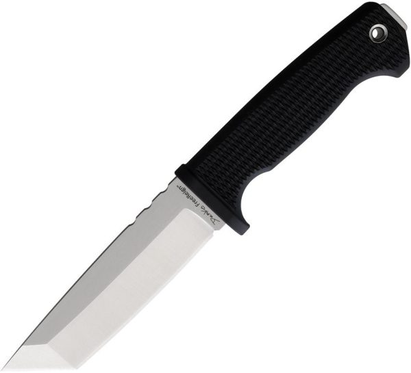 Demko FreeReign Tanto Fixed Blade Knife AUS-10A Black Gray