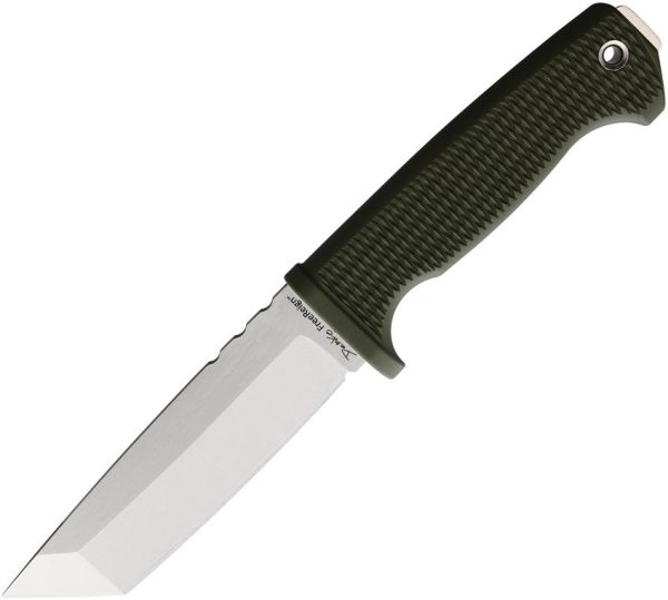 Demko FreeReign Tanto Fixed Blade Knife AUS-10A OD Green