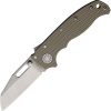 Demko AD 20.5 S35VN Tan Folding Knife Shark-Lock 3" Blade