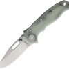 Demko AD 20.5 Shark-Lock S35VN Jade Folding Knife EDC