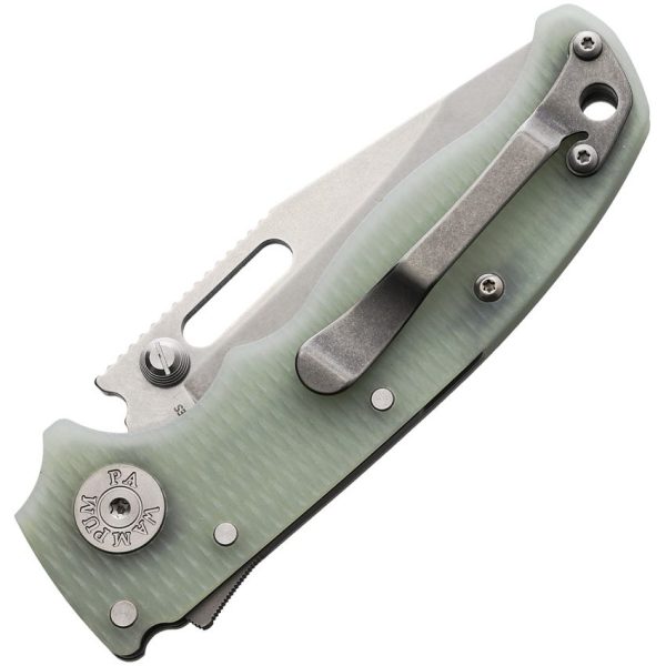 Demko AD 20.5 Shark-Lock S35VN Jade Folding Knife EDC
