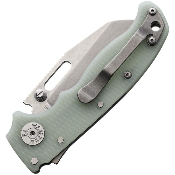 Demko AD 20.5 Shark-Lock Folding Knife S35VN Jade G10