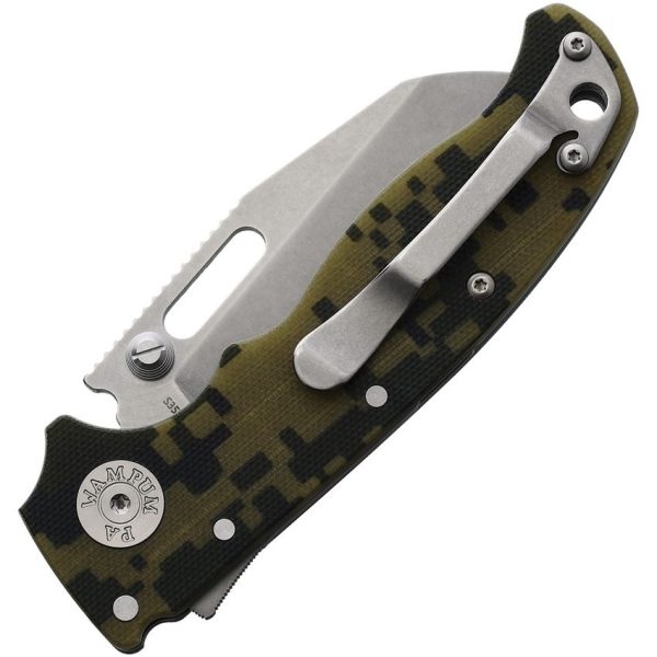 Demko AD 20.5 Shark-Lock Folding Knife S35VN Digital Camo