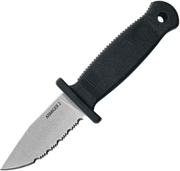 Demko Armiger 2 Clip Point Serrated Fixed Blade