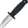 Demko Armiger 2 Shark Foot Serrated Fixed Blade