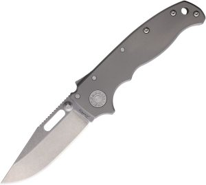 Demko AD20.5 Shark-Lock Folding Knife CPM-20CV Titanium