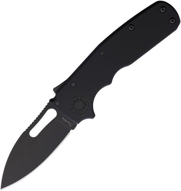 Demko Shark Cub Shark-Lock Stealth Folding Knife CPM-20CV Black