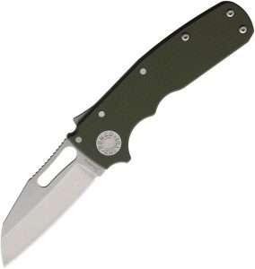 Demko Shark Cub Shark-Lock OD Green Shark Foot CPM-20CV