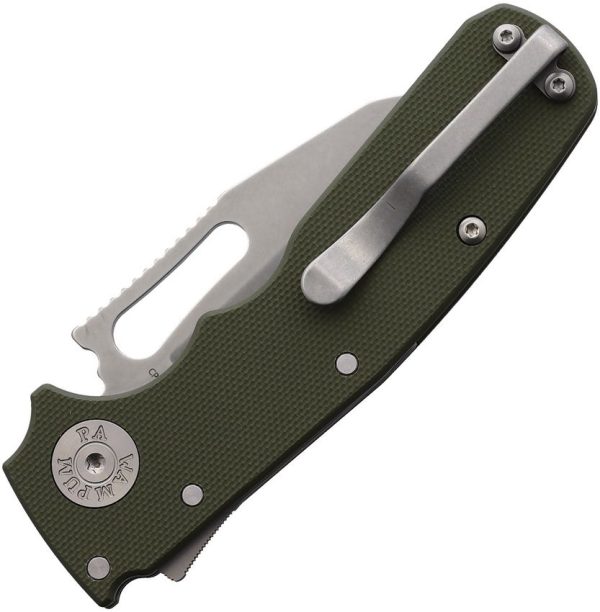 Demko Shark Cub Shark-Lock OD Green Shark Foot CPM-20CV