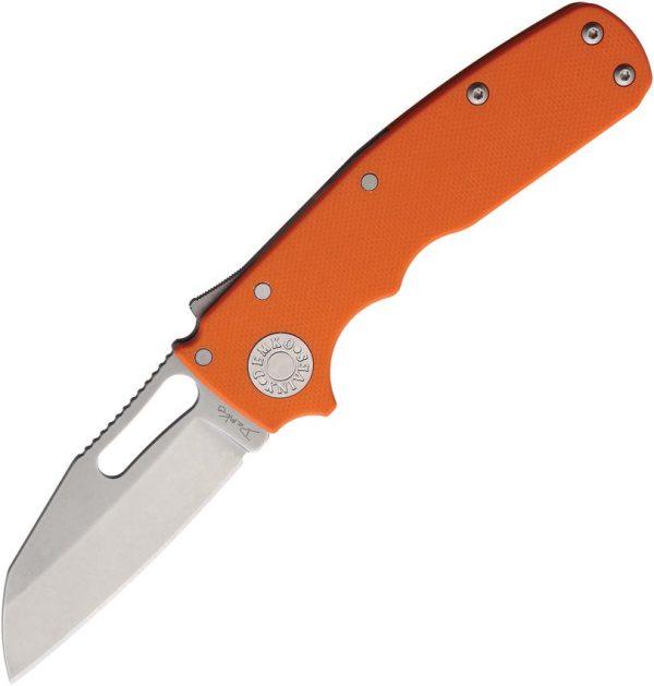 Demko Shark Cub Folding Knife CPM-20CV Orange G10 Shark-Lock
