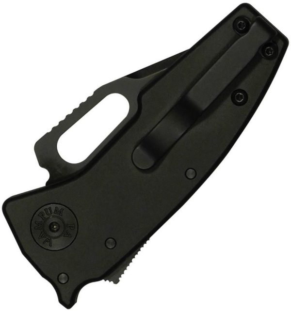 Demko Nano Shark Lock Stealth 20CV Black Folding Knife