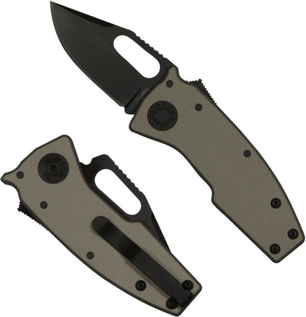 Demko Nano Shark Lock 20CV Folding Knife Stealth Gray