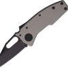 Demko Nano Shark Lock Stealth Gray Folding Knife CPM-20CV