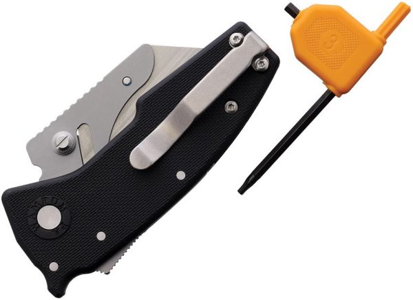Demko Razor Shark GRN Black Utility Blade Folder
