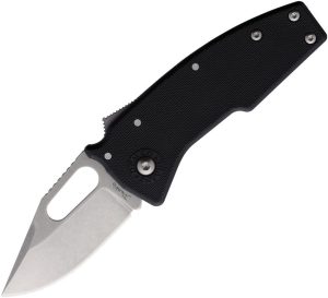Demko Nano Shark Lock Black GRN Clip Point AUS-10A